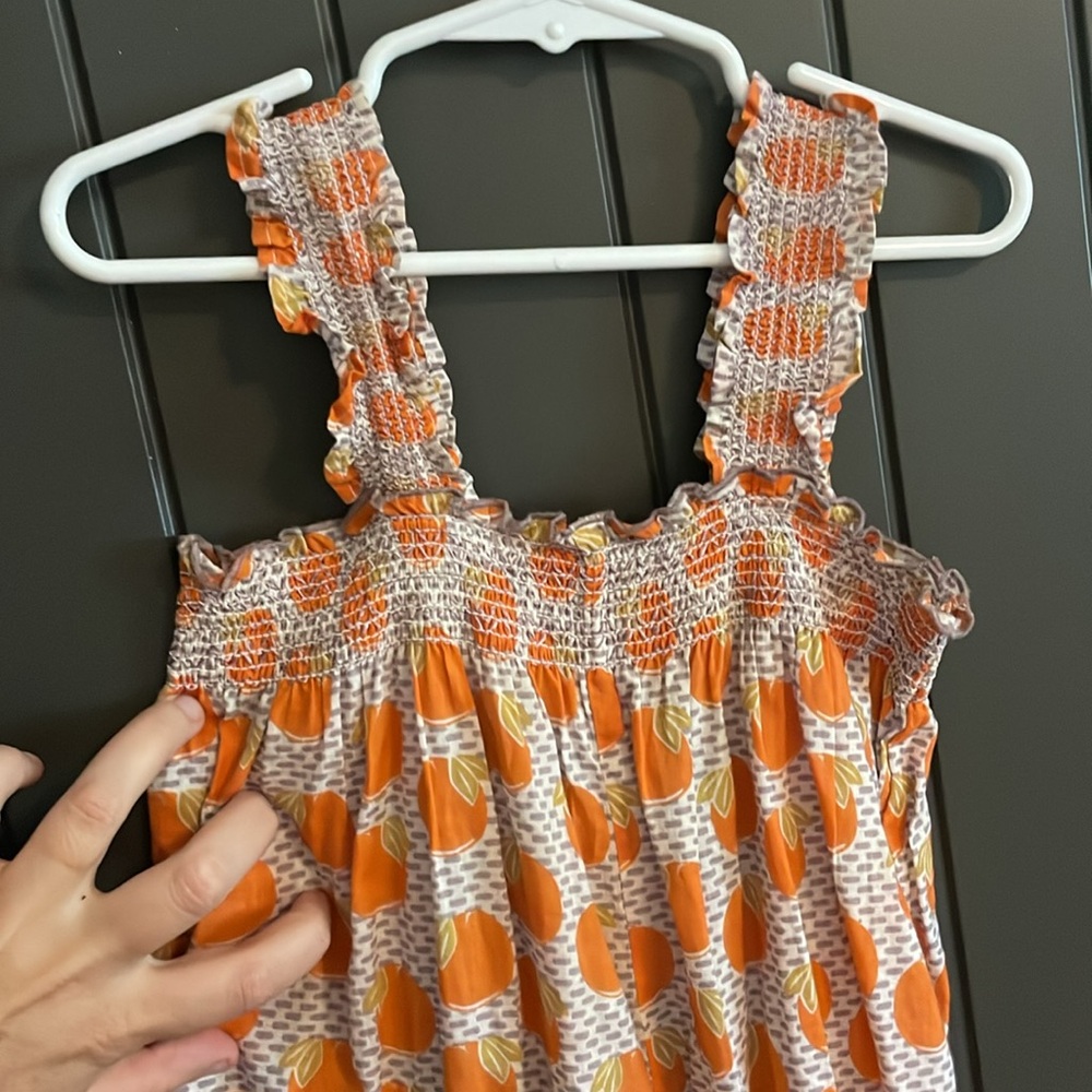 Pink chicken, wide leg romper - Picture 3 of 4